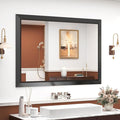 SMIROR Matte Black Bathroom Mirror by SMIROR