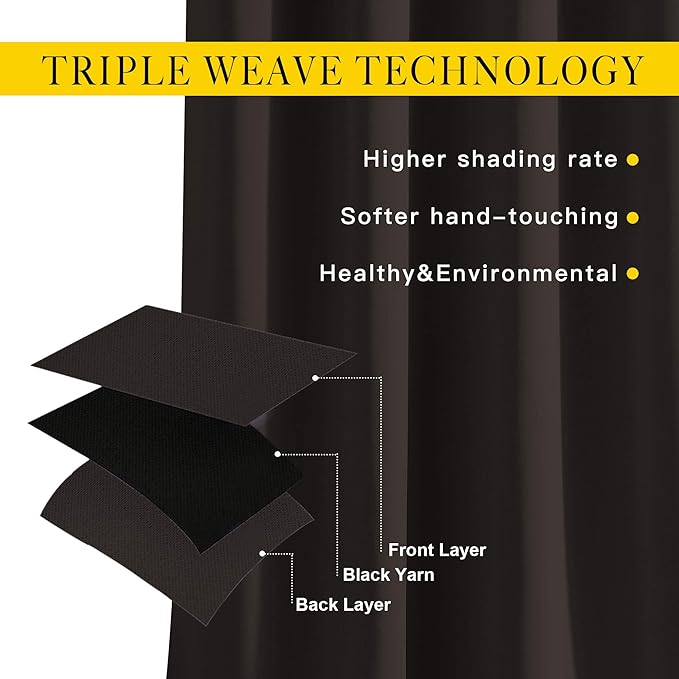NICETOWN Bedroom Blackout Curtains and Drapes - Image 5
