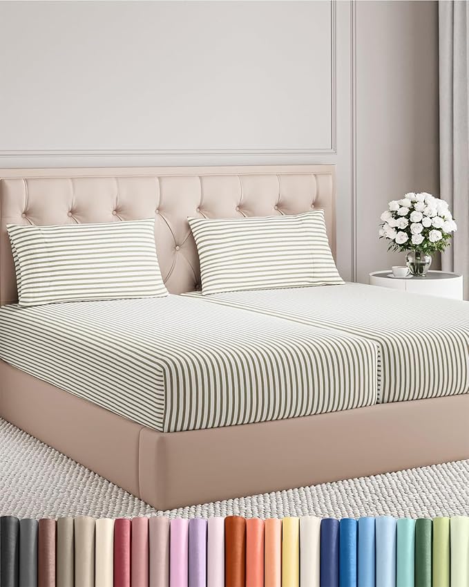 Split King Size 5 Piece Sheet Set by CGKUnlimited