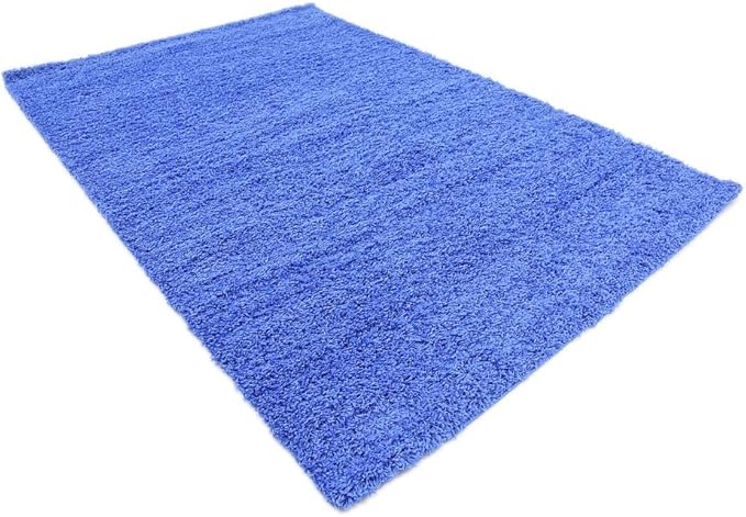 Unique Loom Solid Shag Collection Area Rug - Image 3