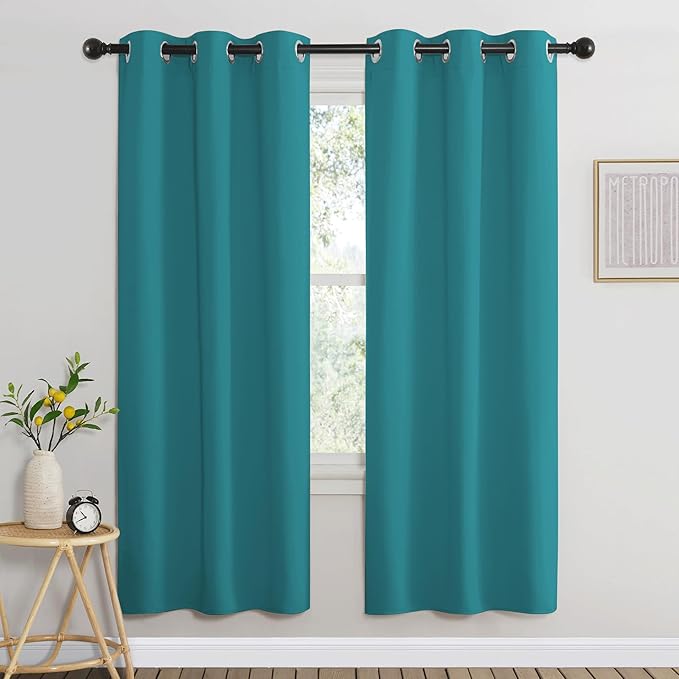 NICETOWN Peacock Teal Blackout Curtains by NICETOWN