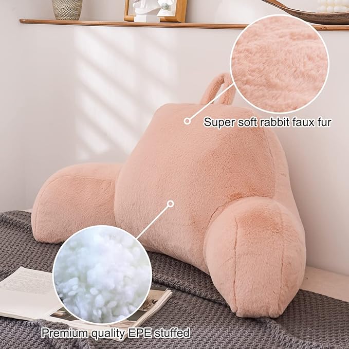 Holawakaka Reading Pillow for Sitting up in Bed Sofa Kids Teens, Backrest Pillow - Image 5