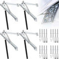 Amylove 4 Pcs Dual Spring Automatic Roof Vent Opener Greenhouse Accessories by Amylove
