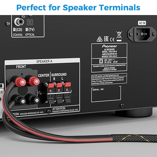 14/2 Speaker Wire 50 Feet, 14AWG Gauge Speaker Cable, Direct Burial, Durable - Image 6