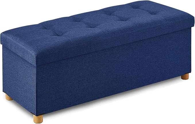 BRIAN & DANY 43 Inches Folding Storage Ottoman Bench, Ottoman by BRIANDANY