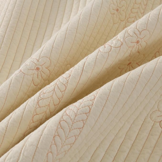 MarCielo 100% Cotton Quilt Set Lightweight Bedspread - Image 8