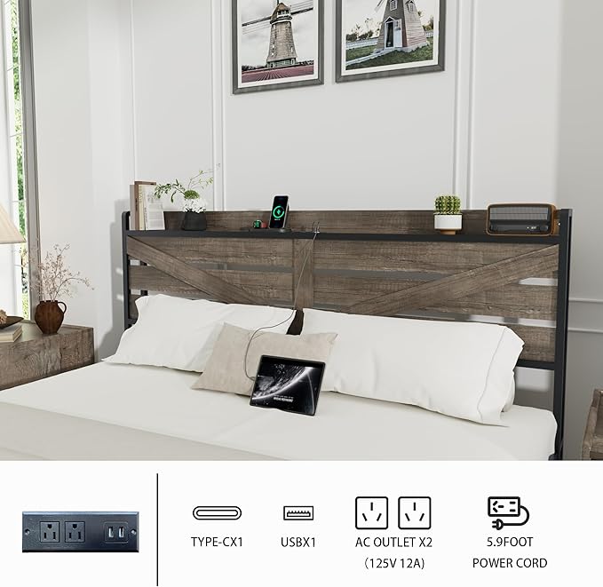 King Size Wooden Bed Frame - Image 4