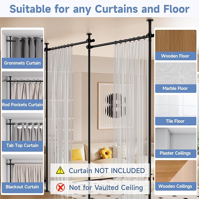 Room Divider Folding Privacy Screens - Image 5