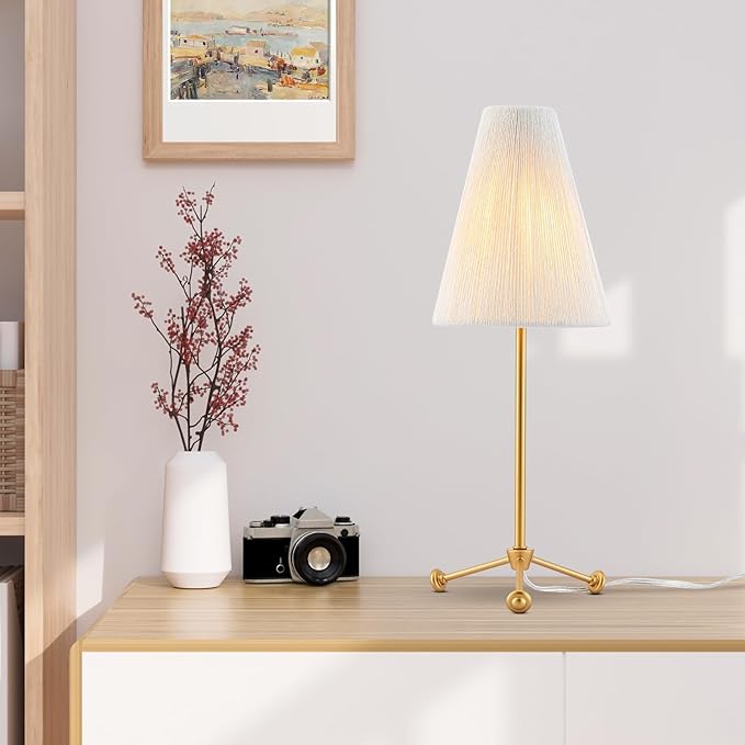 Small Minimalist Table Lamp for Bedroom, Cute Desk Lamp - Image 6