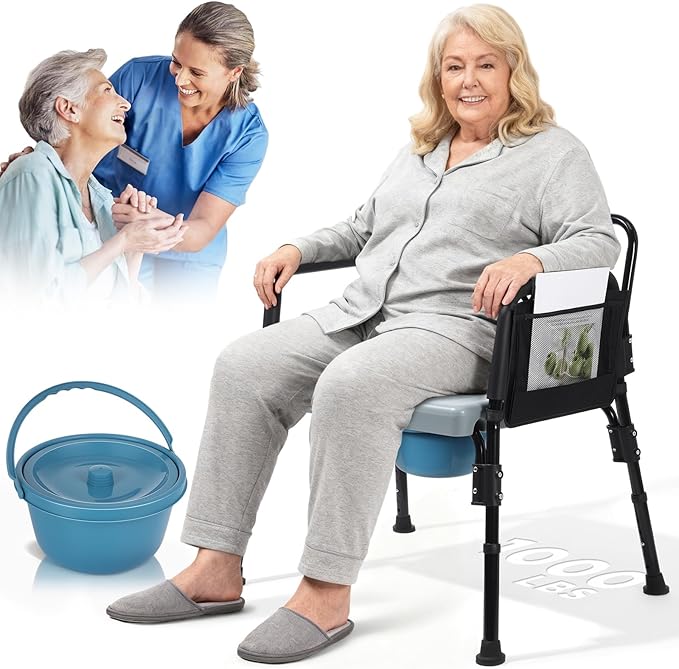 Bariatric Bedside Commode Chair by HYBODIES