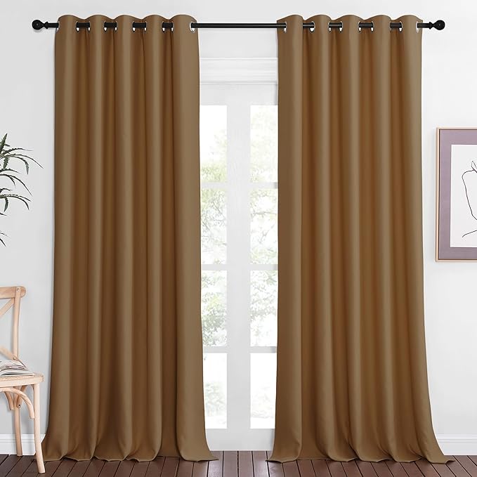 NICETOWN Patio Blackout Curtain Panels by NICETOWN