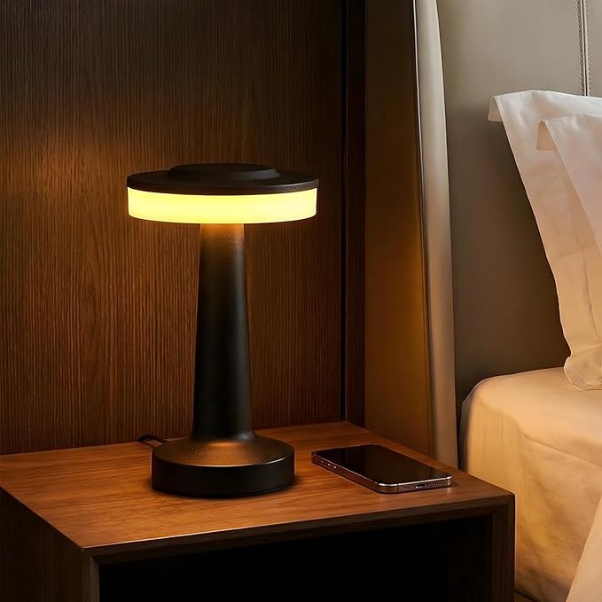 VIHOSE Cordless Table Lamps LED Portable Rechargeable Table Lamp - Image 5