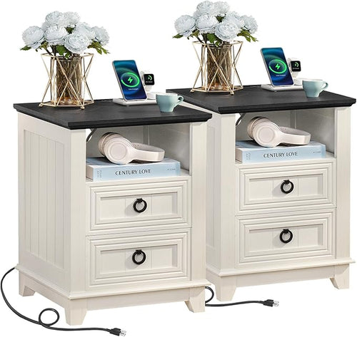 18" Farmhouse Night Stands Set of 2 by Joaxswe