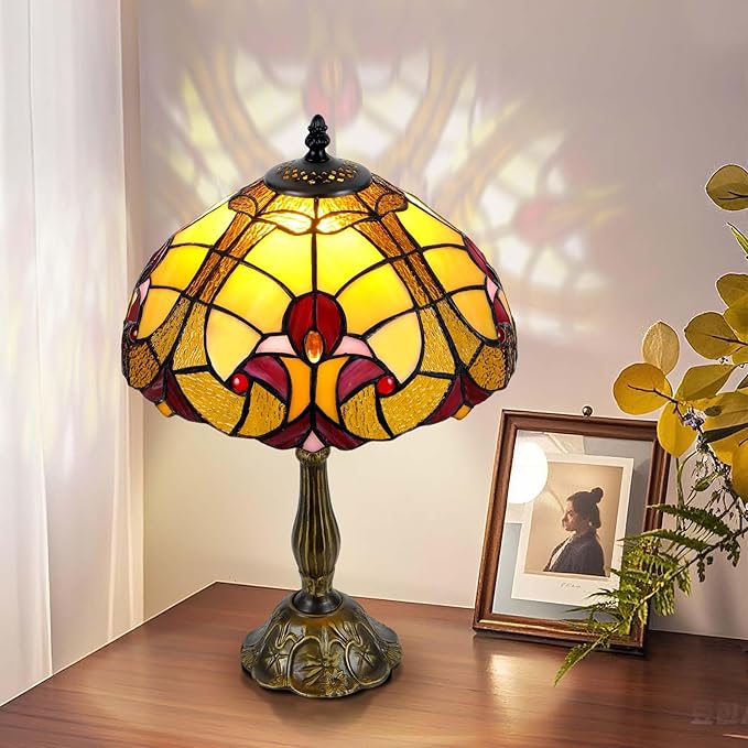 Luxury 12" Tiffany Style Table Lamp by TiffanyStyleTableLamp