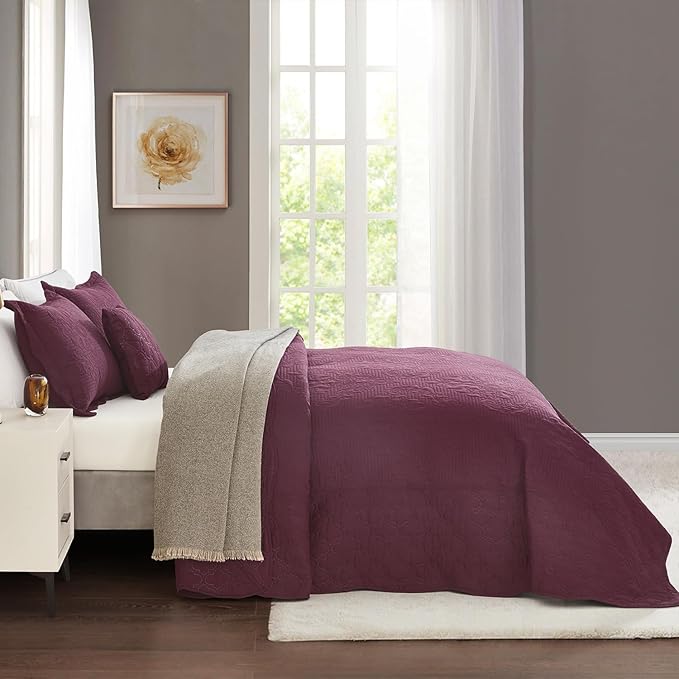 CHIXIN Bedspread Coverlet Quilt Set Full Size - Image 3