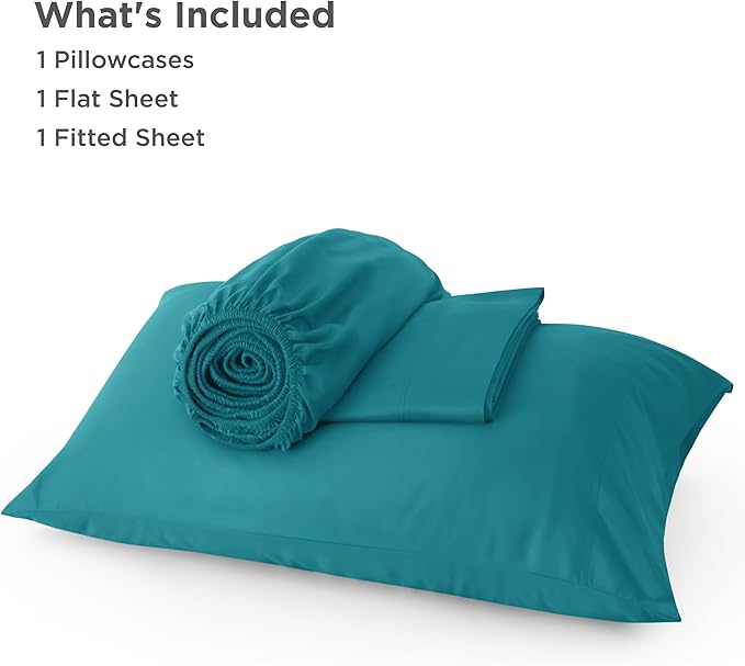 Bedsure Cooling Sheets Twin, Rayon Derived from Bamboo, Breathable & Soft Twin - Image 6