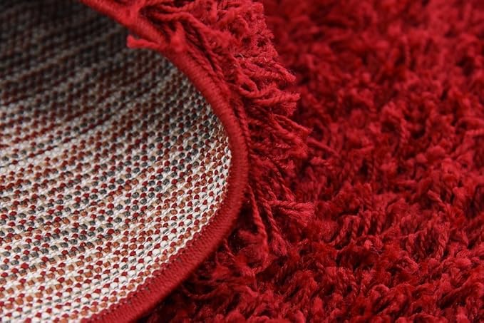 Unique Loom Solid Shag Collection Area Rug - Image 13