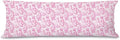 Pink Chinoiserie Poodle Dog 20x54 Body Pillow Cover by Unknown
