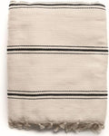 The Loomia 100% Cotton Luxurious Woven Turkish Queen Size Blanket by TheLoomia