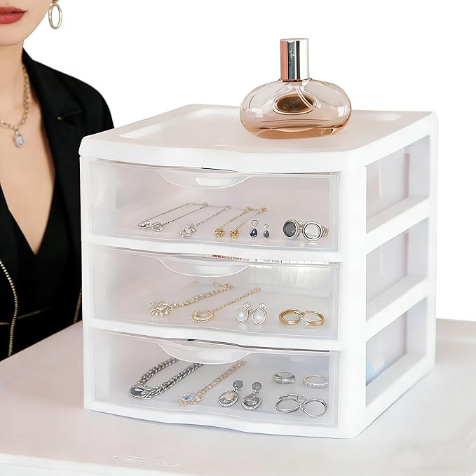 Small 3-Drawer Organizer Unit - Image 2