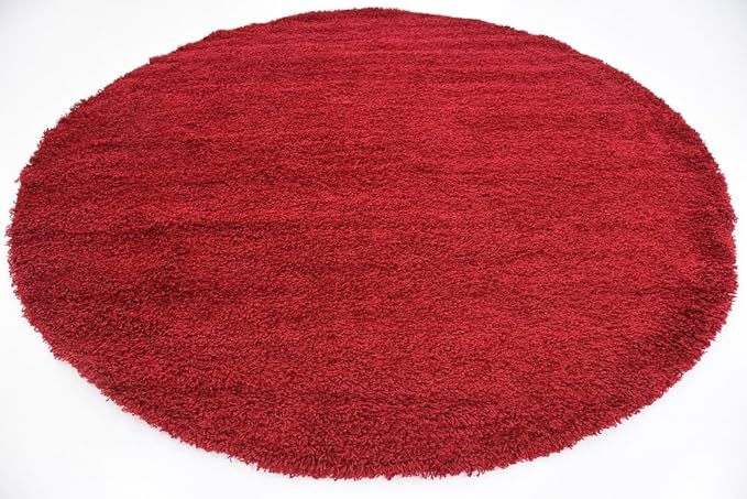 Unique Loom Solid Shag Collection Area Rug - Image 3