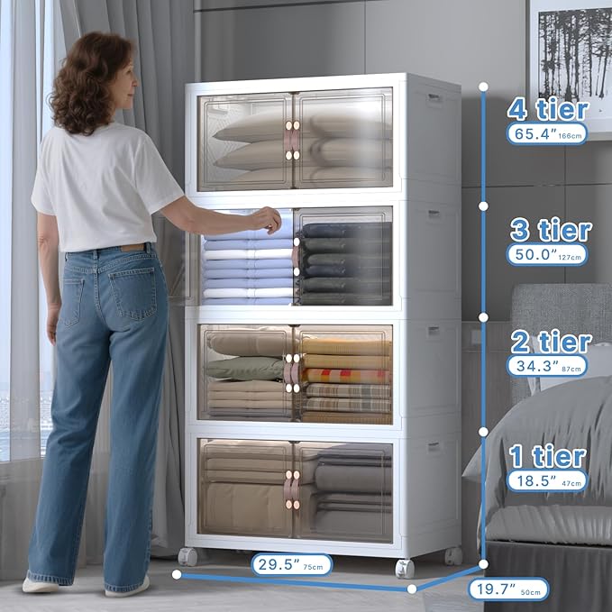 Extra Large Stackable Storage Bins - Image 5