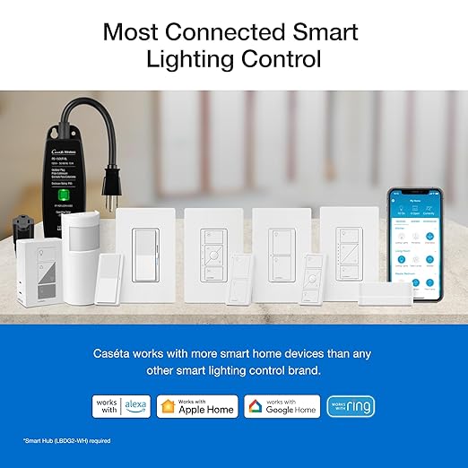Lutron Diva Smart Dimmer Light Switch 3-Way Kit - Image 9