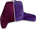 Husband Pillow Aspen Mauve Purple, Standard+ Reading Pillow Bed Rest Chair by HusbandPillow