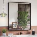 ISKM 36x30 Inch Wall Mirror for Bathroom Matte Black Metal Framed Bathroom by ISKM-IStillKeepMovin