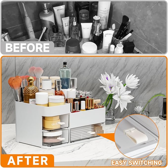 SuoXing White Make up Organizers - Image 3