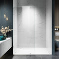 Shower Glass Panel, 28.5" W x 78.75" H Fixed Shower Screen Panel by Unknown