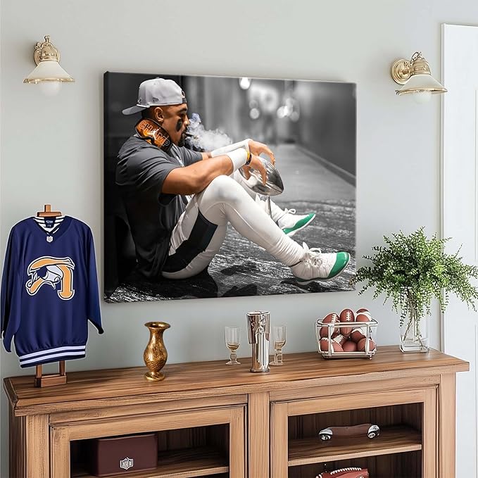 B.B.F MAKE 2025 Super Canvas Bowl Wall Art Champions Eagles Poster Print - Image 3