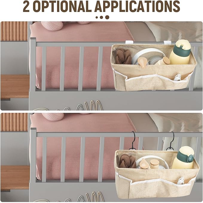 Bedside Caddy, bedside organizer, Hanging Organizers, Storage Bags - Image 9