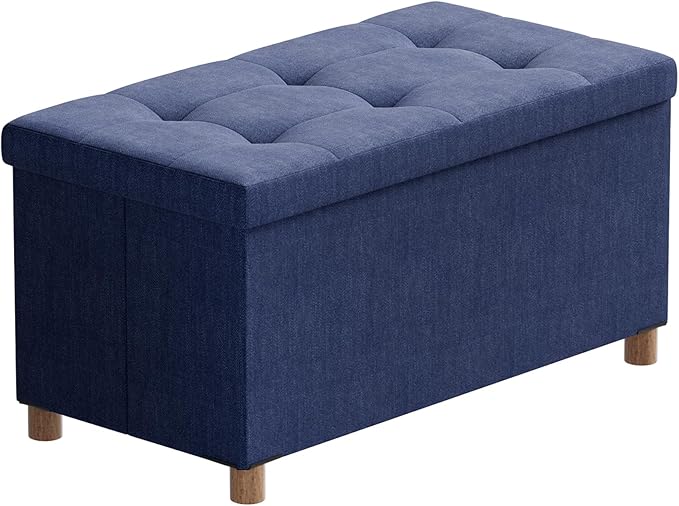 BRIAN & DANY 30 Inches Folding Storage Ottoman Bench, Ottoman by BRIANDANY