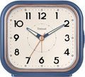 4.5" Vintage Retro Analog Alarm Clock, Super Silent Non Ticking Clock by Tinload