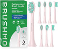 Brushmo Plaque Control Replacement Toothbrush Heads, Compatible by Brushmo