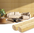 OUZUGIE 2 Pack 96x24 Inch Natural Bamboo Wall Panel – Natural Pole Wrap Paneling by OUZUGIE