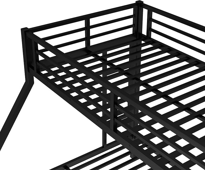 Upgraded Version Thicken Stronger Metal Heavy-Duty Twin XL Over Queen Bunk Bed - Image 8