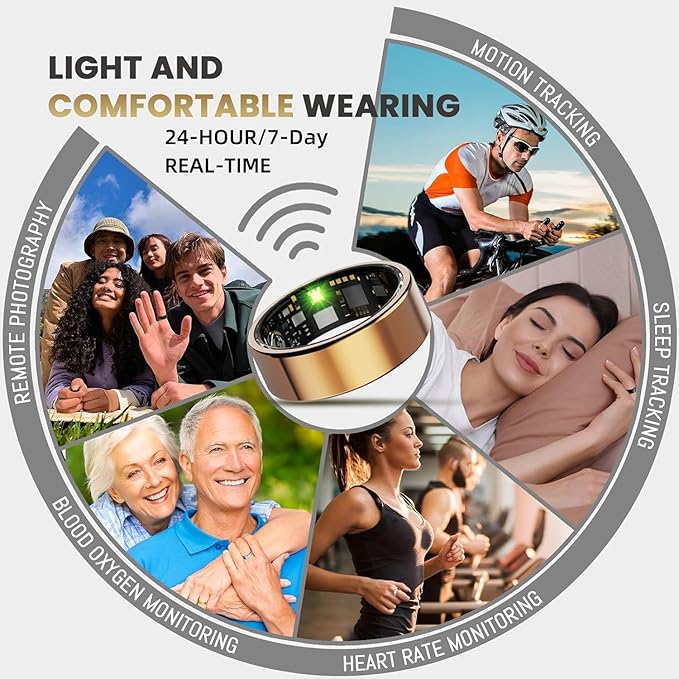 Smart Ring For Women Men, Health Tracker - Image 5