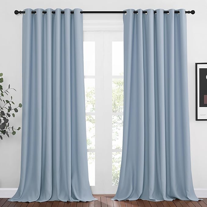 NICETOWN Room Darkening Extra Long Curtains by NICETOWN