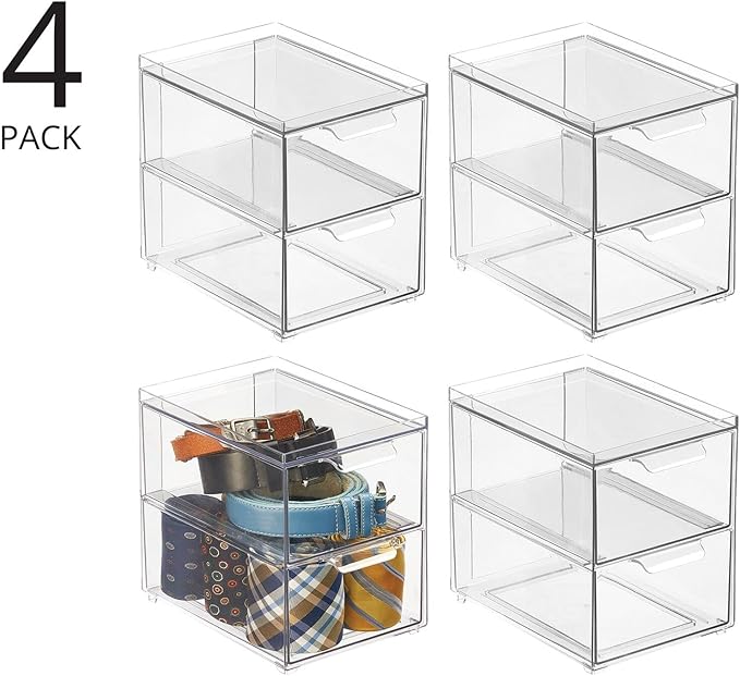 mDesign Stackable Storage Containers Box - Image 4