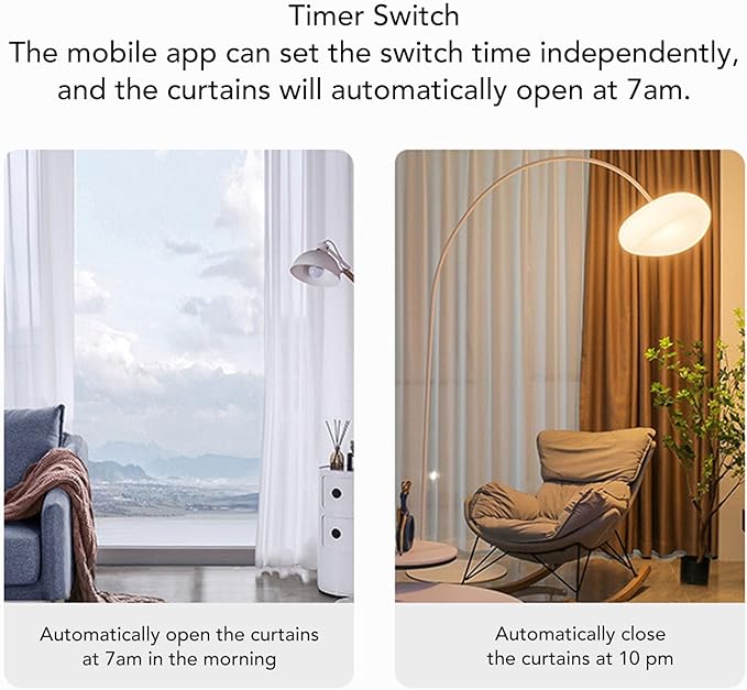 ciciglow Automatic Curtain Opener, Solar Powered Curtain Robot Motor - Image 3