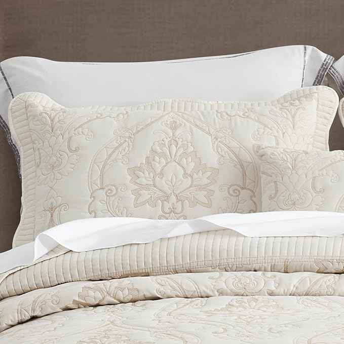 CHIXIN Microfiber Standard Pillow Shams Set of 2 - Image 2