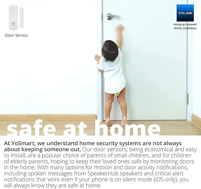 YoLink LoRa Smart Door Sensor Starter Kit: SpeakerHub Audio Hub & Door Sensor - Image 5