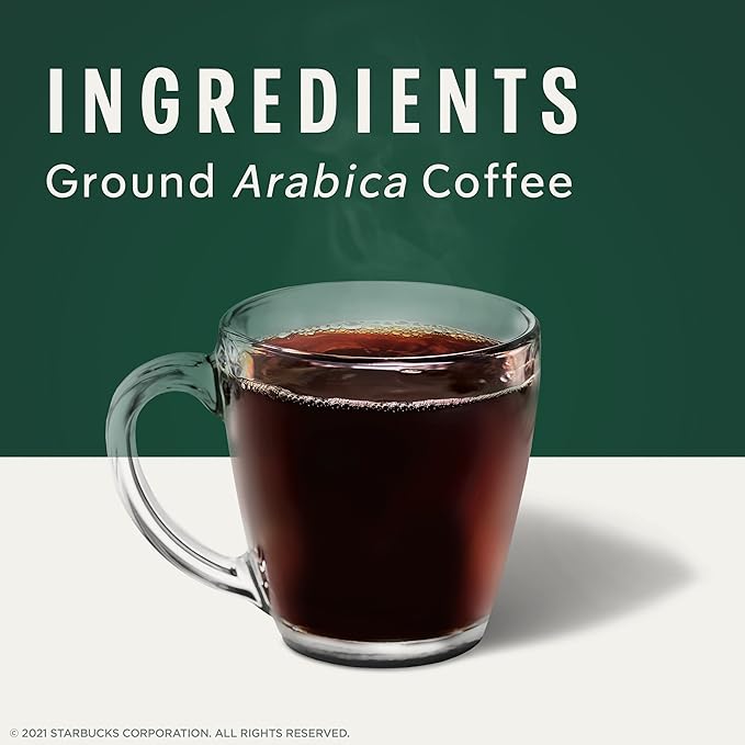 Starbucks Ground Coffee, Dark Roast Hot or Iced Coffee, Italian Roast, Six 12 - Image 5