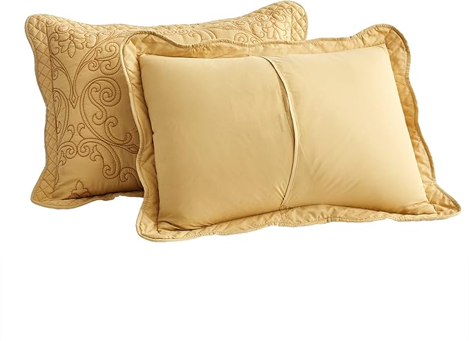 CHIXIN Microfiber Standard Pillow Shams Set of 2 - Image 8