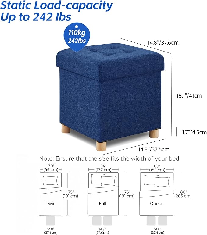 BRIAN & DANY Small Ottoman - Image 3