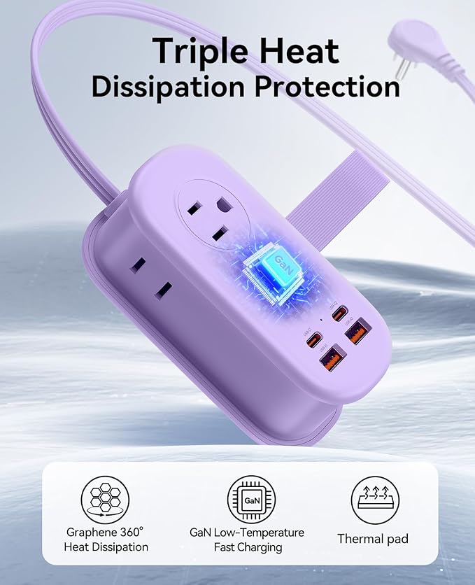 ORICO 65W GaN Travel Power Strip - Image 6