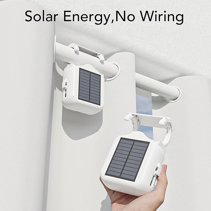 ciciglow Automatic Curtain Opener, Solar Powered Curtain Robot Motor - Image 2