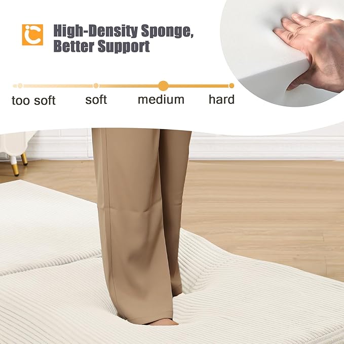 COMAX Folding Sofa Bed, Fold Out Chair, Foldable Sofa, Convertible Sleeper Chair - Image 8